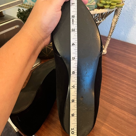 Nine West Black Sholette Velvet Loafers - Picture 10 of 11